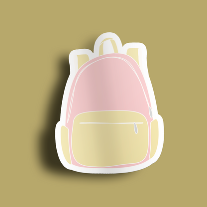 Backpack Sticker- Pink