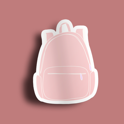 Backpack Sticker- Pink