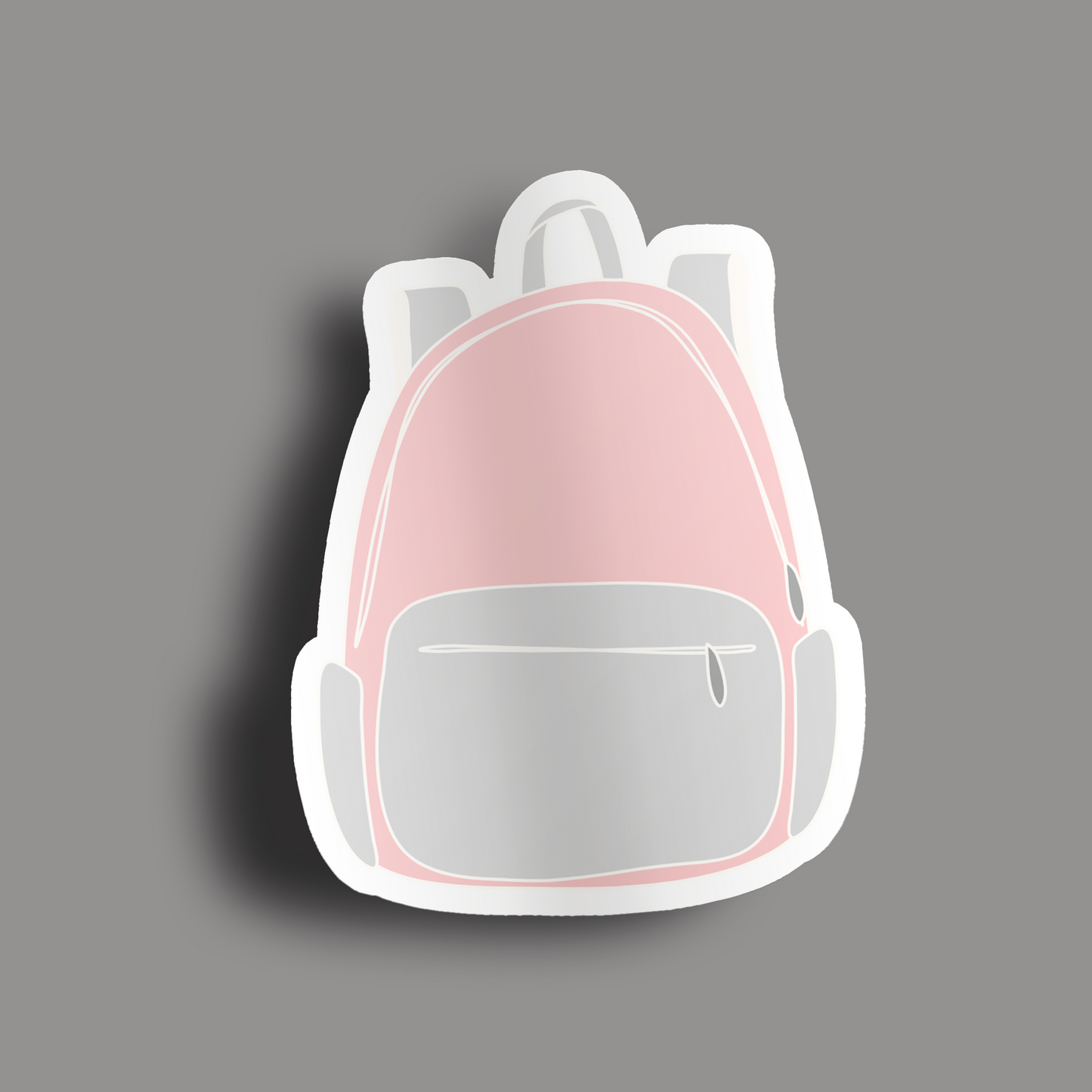 Backpack Sticker- Pink