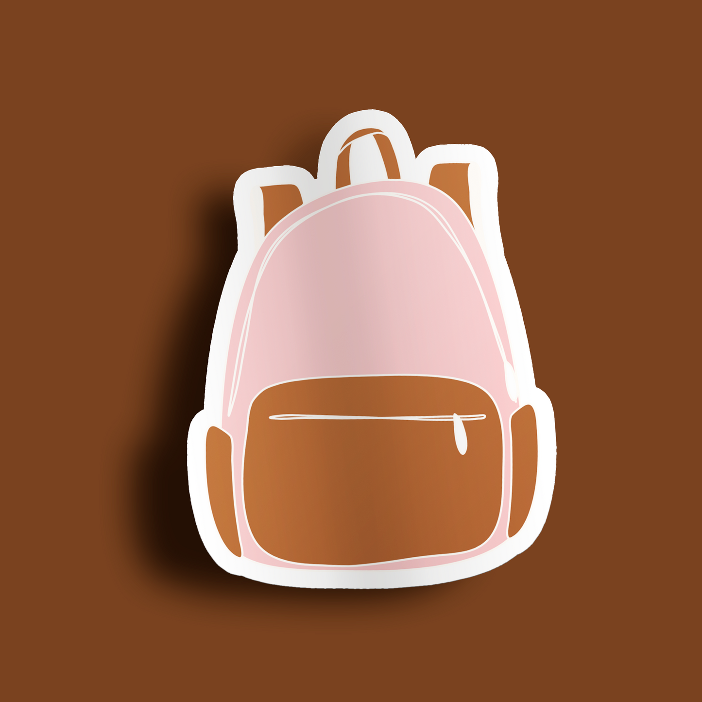 Backpack Sticker- Pink