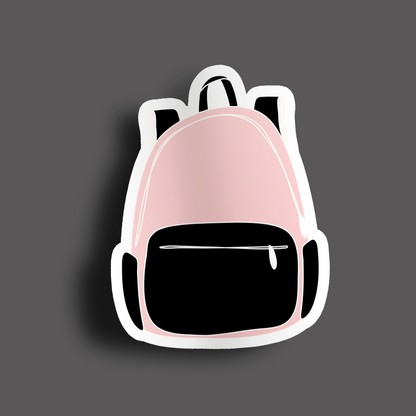 Backpack Sticker- Pink