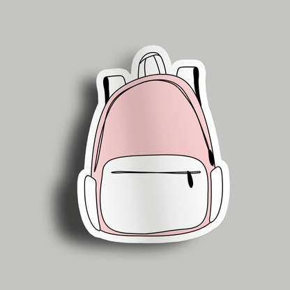 Backpack Sticker- Pink