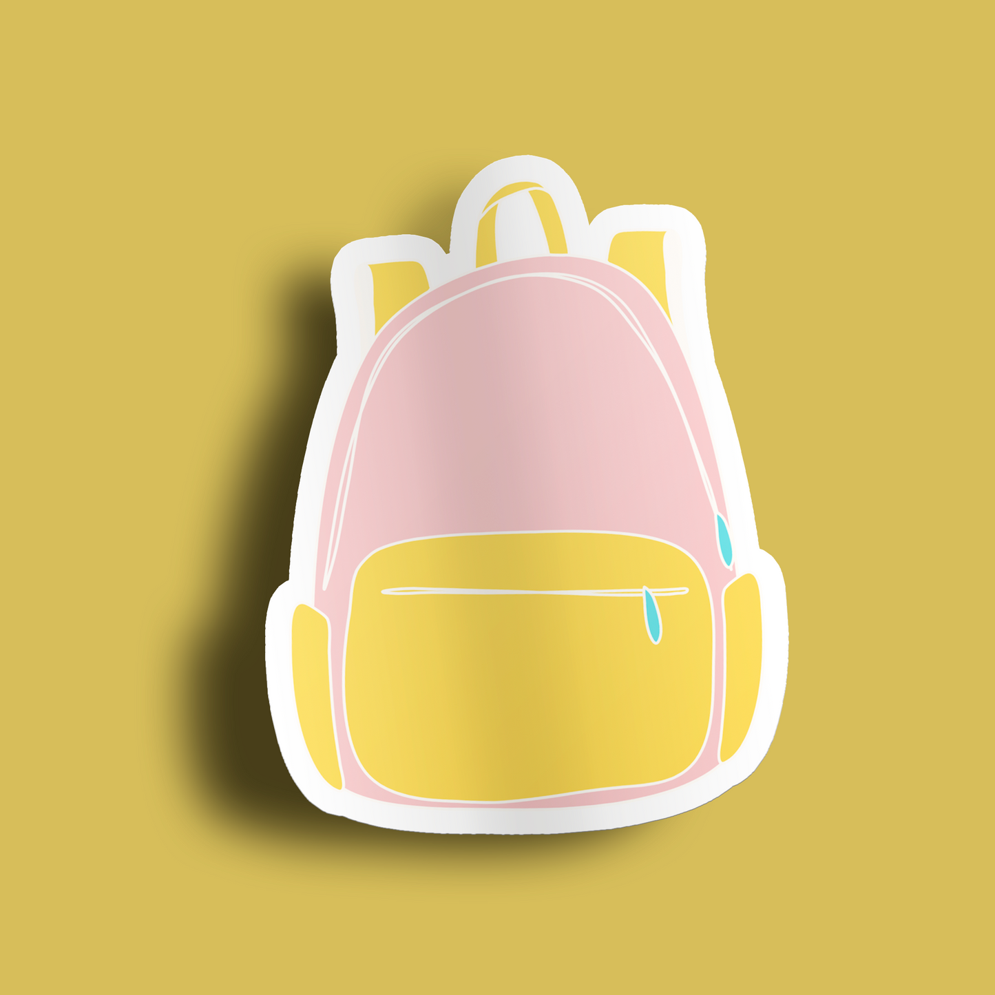 Backpack Sticker- Pink