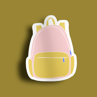 Backpack Sticker- Pink