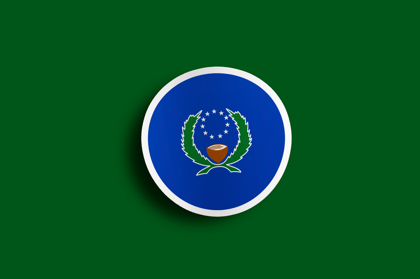 World Flag Stickers - Oceania - Micronesia