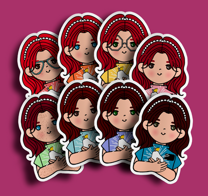 Fruit of Life 3.1 - Redhead Sister Missionary Sticker