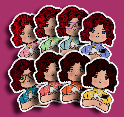 Fruit of Life 3.6 - Redhead Sister Missionary Sticker