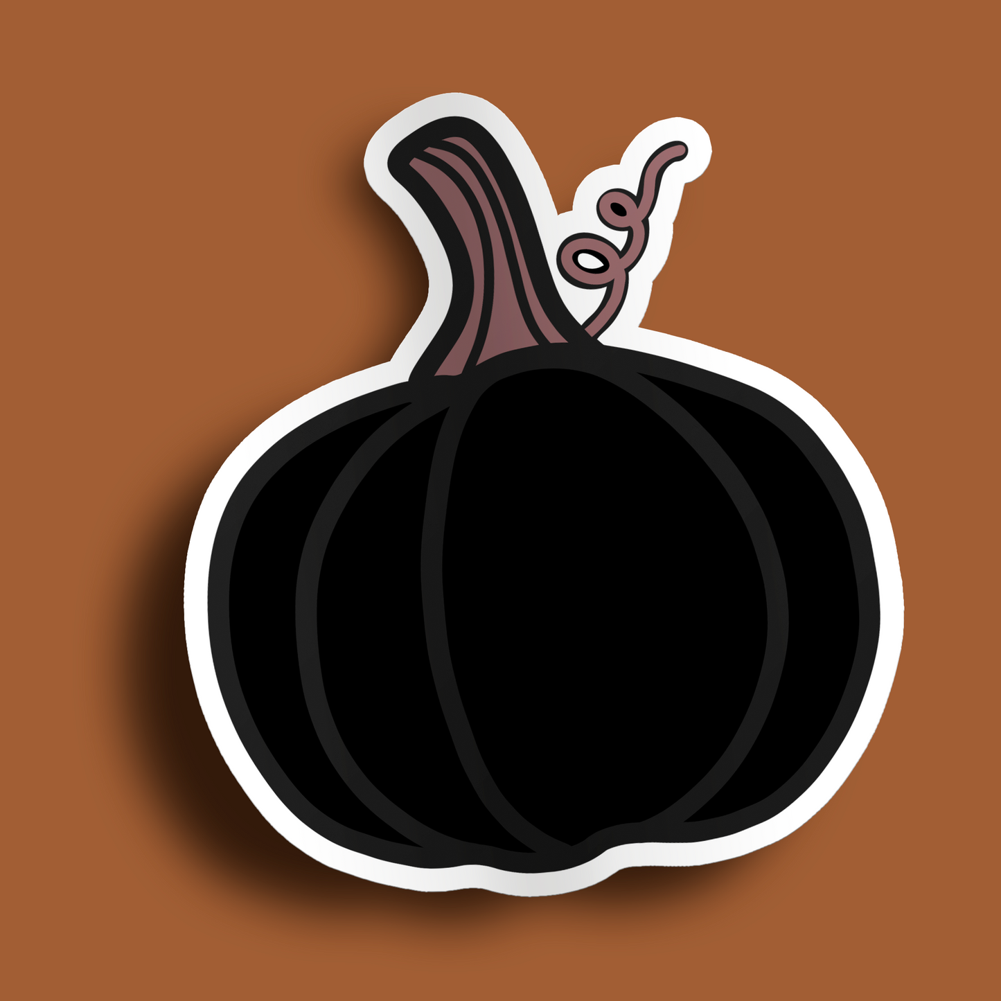 Black Pumpkin Stickers