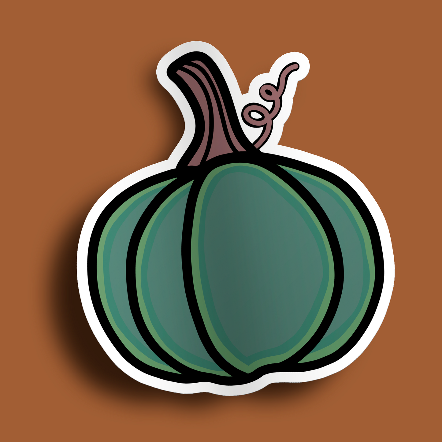 Green Pumpkin Stickers