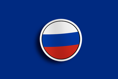 World Flag Stickers - Eastern Europe