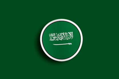 World Flag Stickers - Middle East - Arabian Peninsula