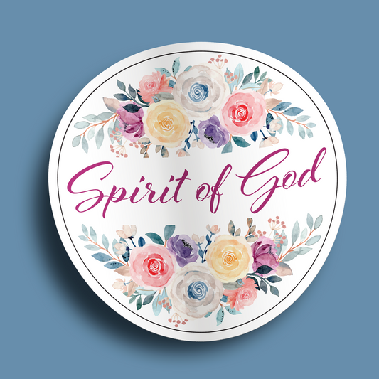 Spirit of God Floral Sticker