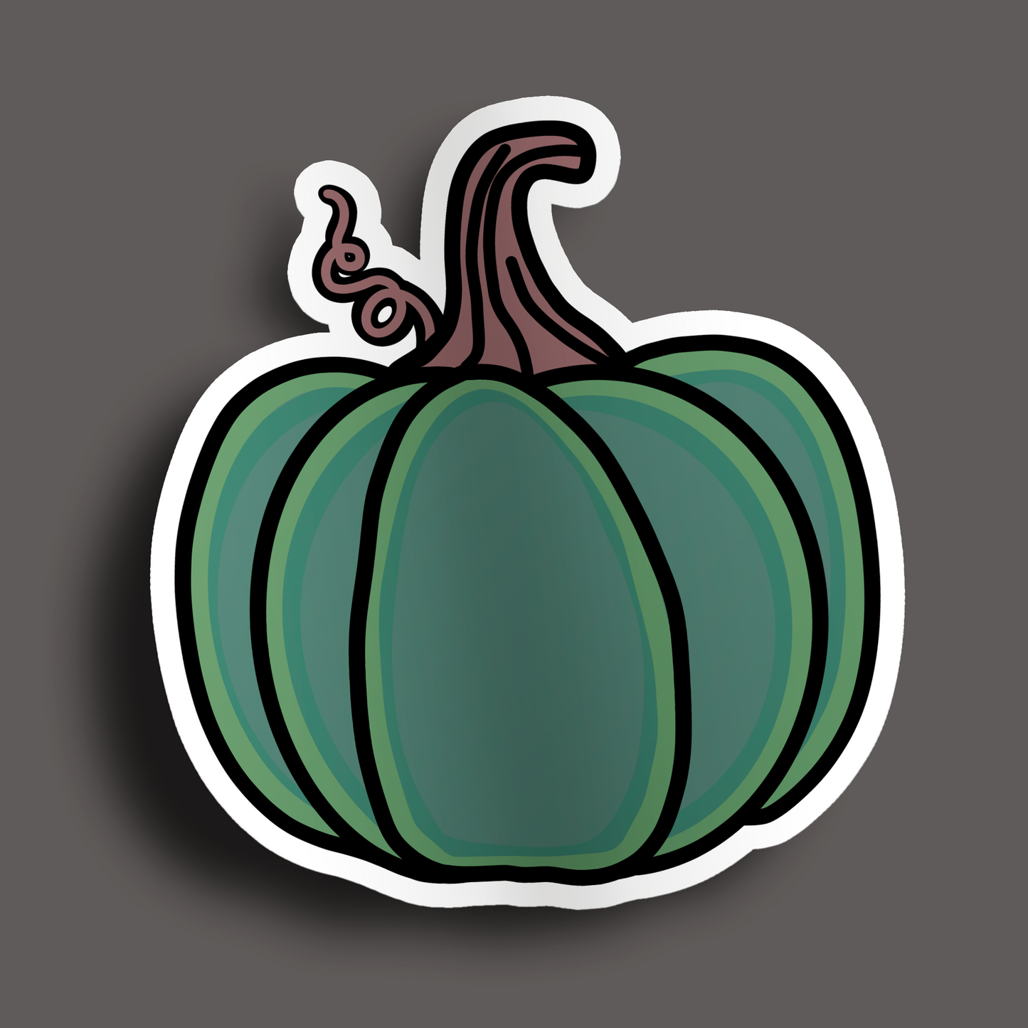 Green Pumpkin Stickers