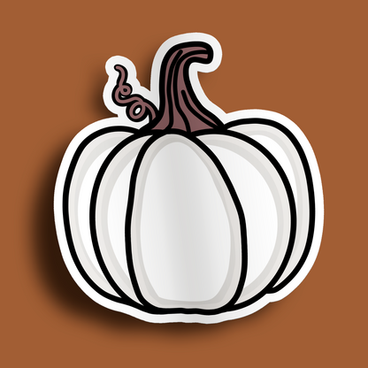 White Pumpkin Stickers