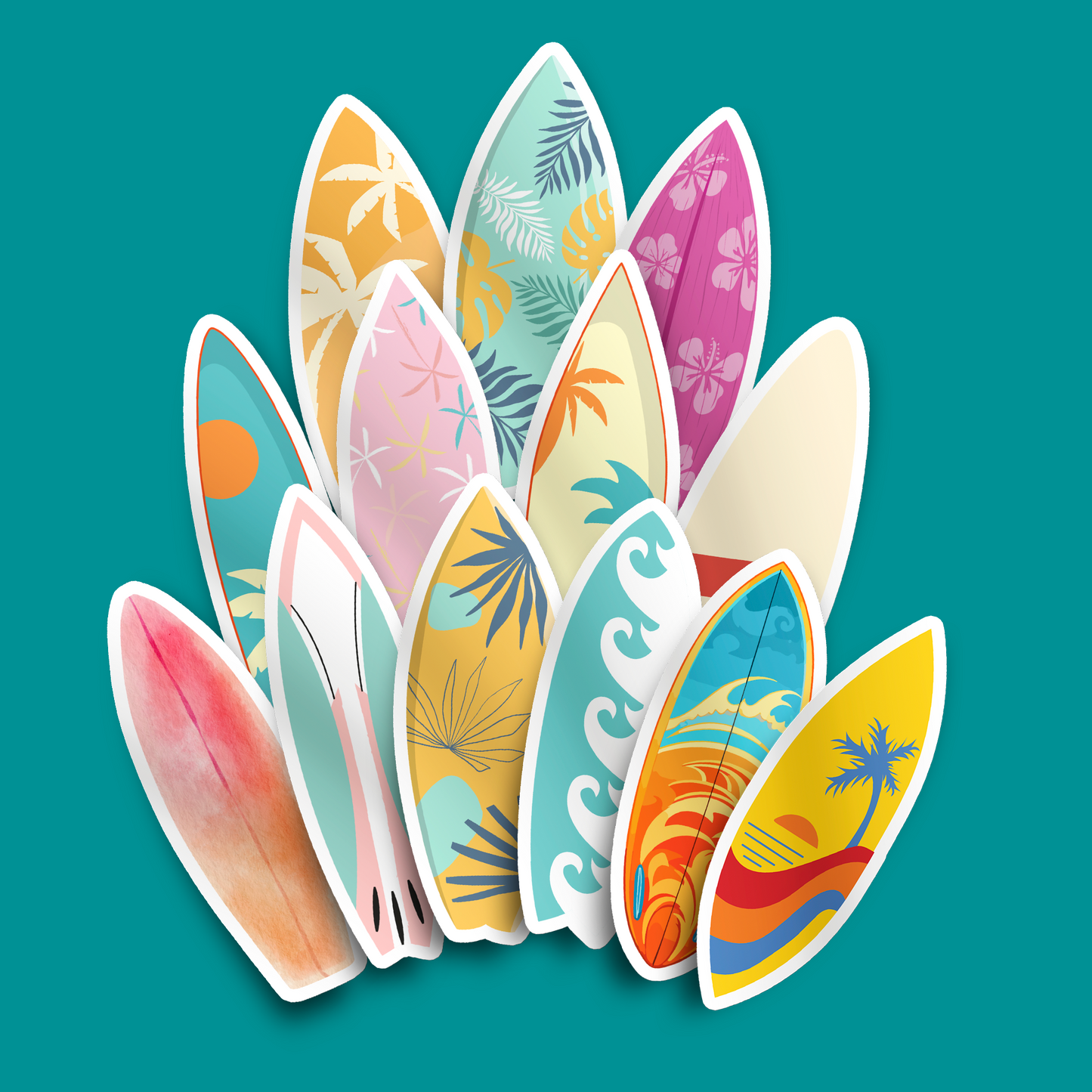 Surfboard Stickers