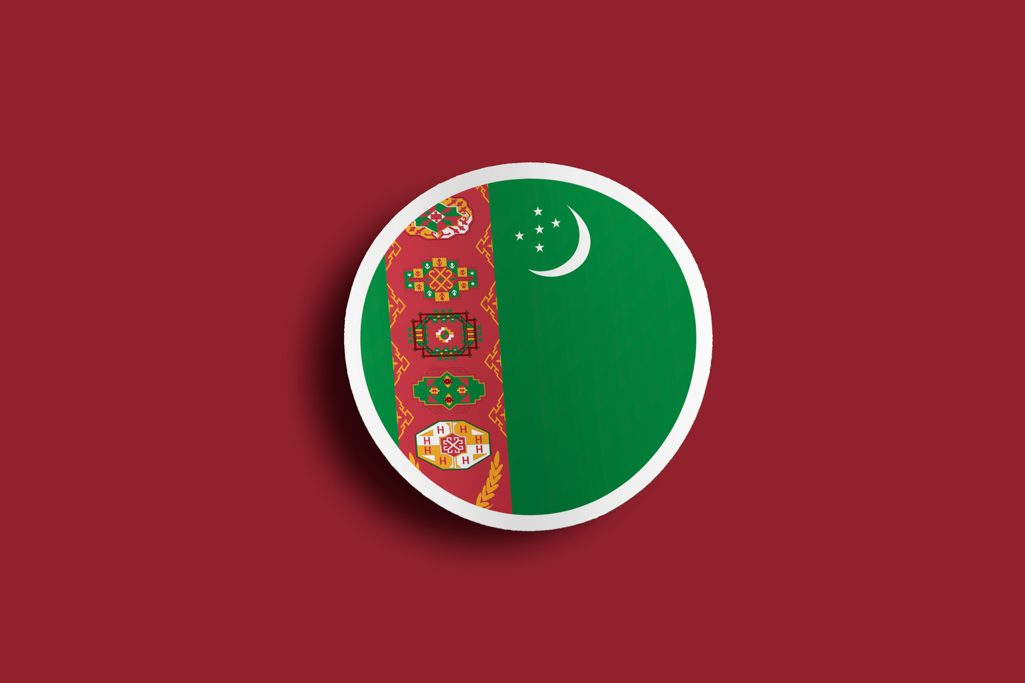 World Flag Stickers -  Central Asia