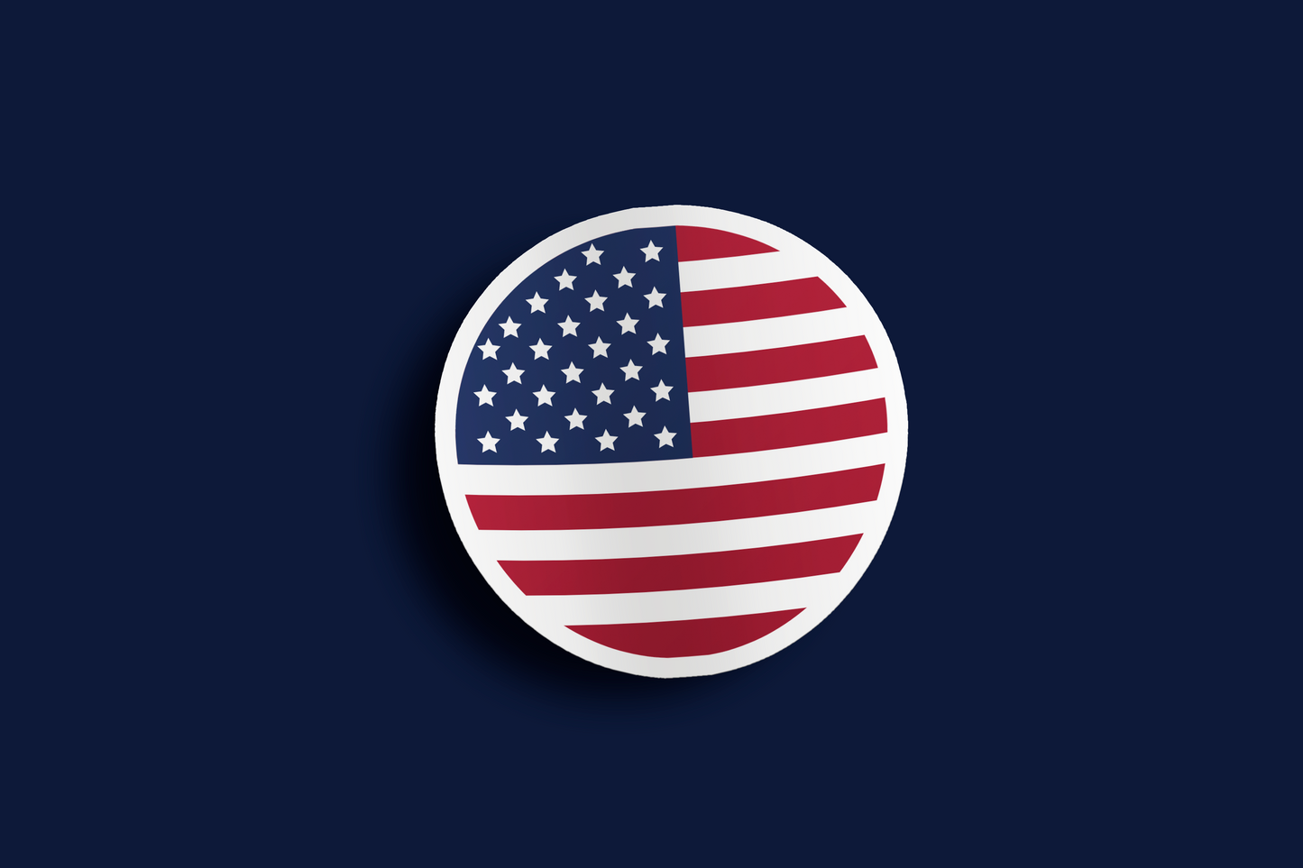 World Flag Stickers - North America - Mainland