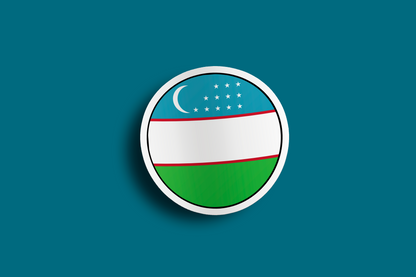 World Flag Stickers -  Central Asia