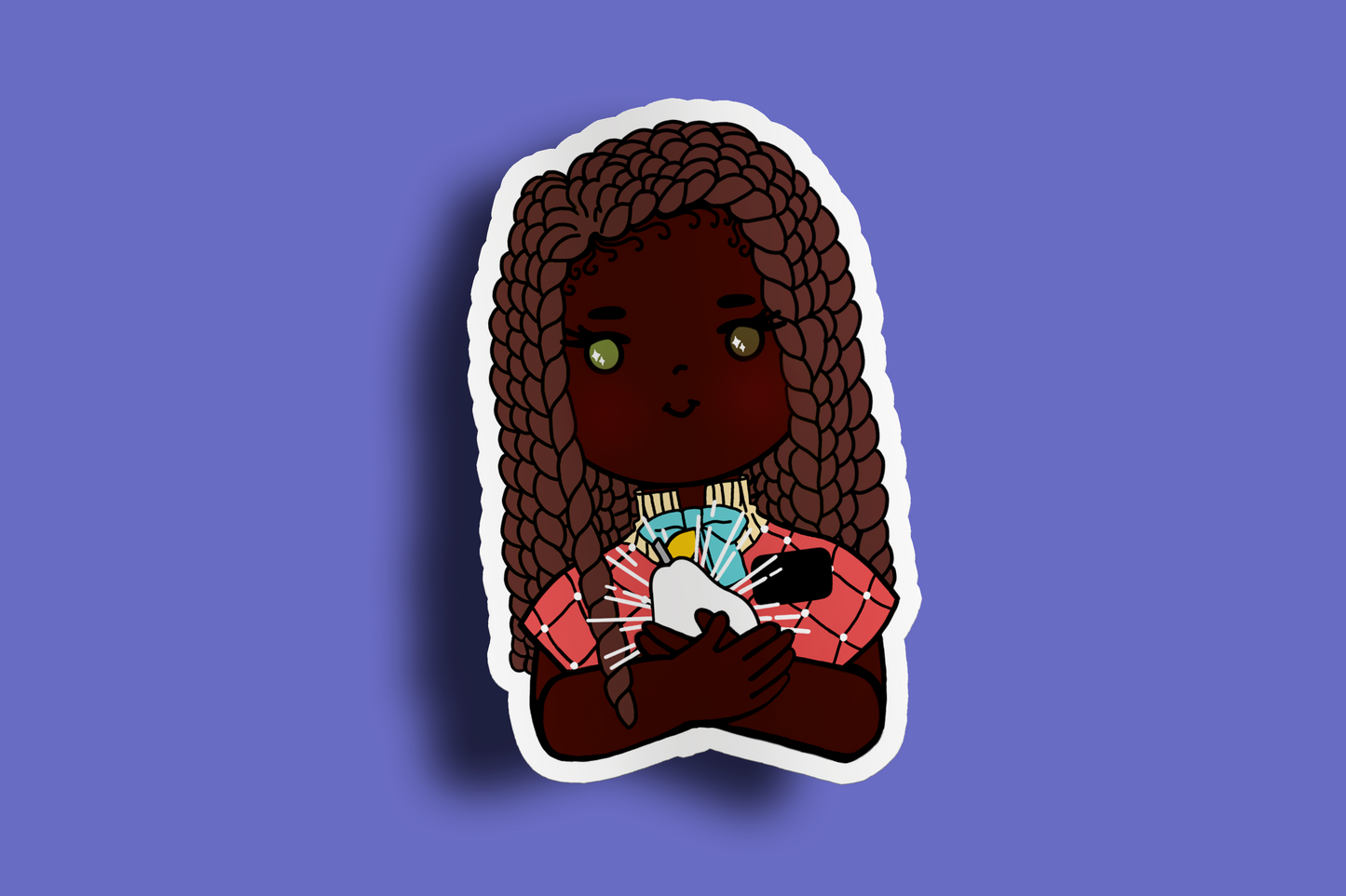 Fruit of Life 2.1 - Afro Sister Missionary Sticker