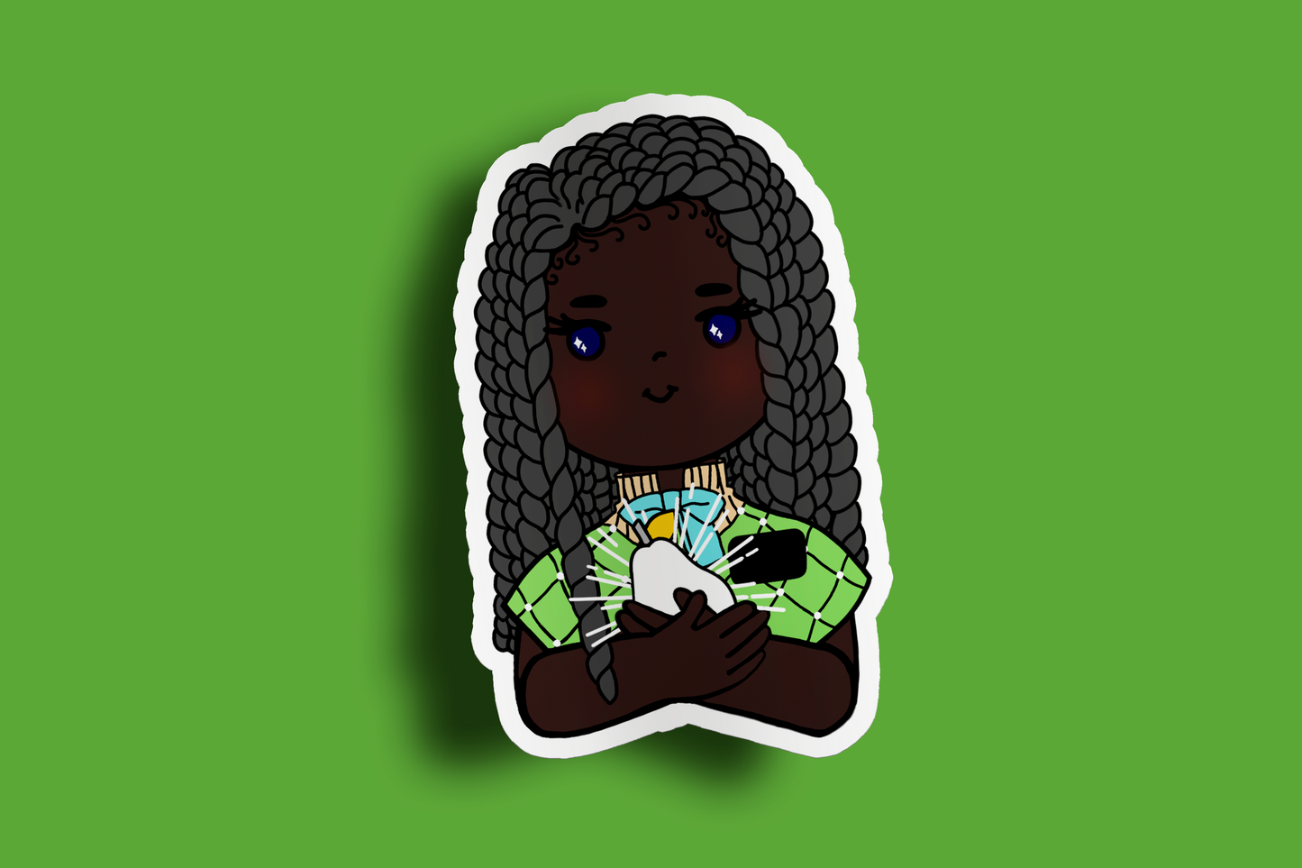 Fruit of Life 2.1 - Afro Sister Missionary Sticker