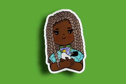 Fruit of Life 2.1 - Afro Sister Missionary Sticker