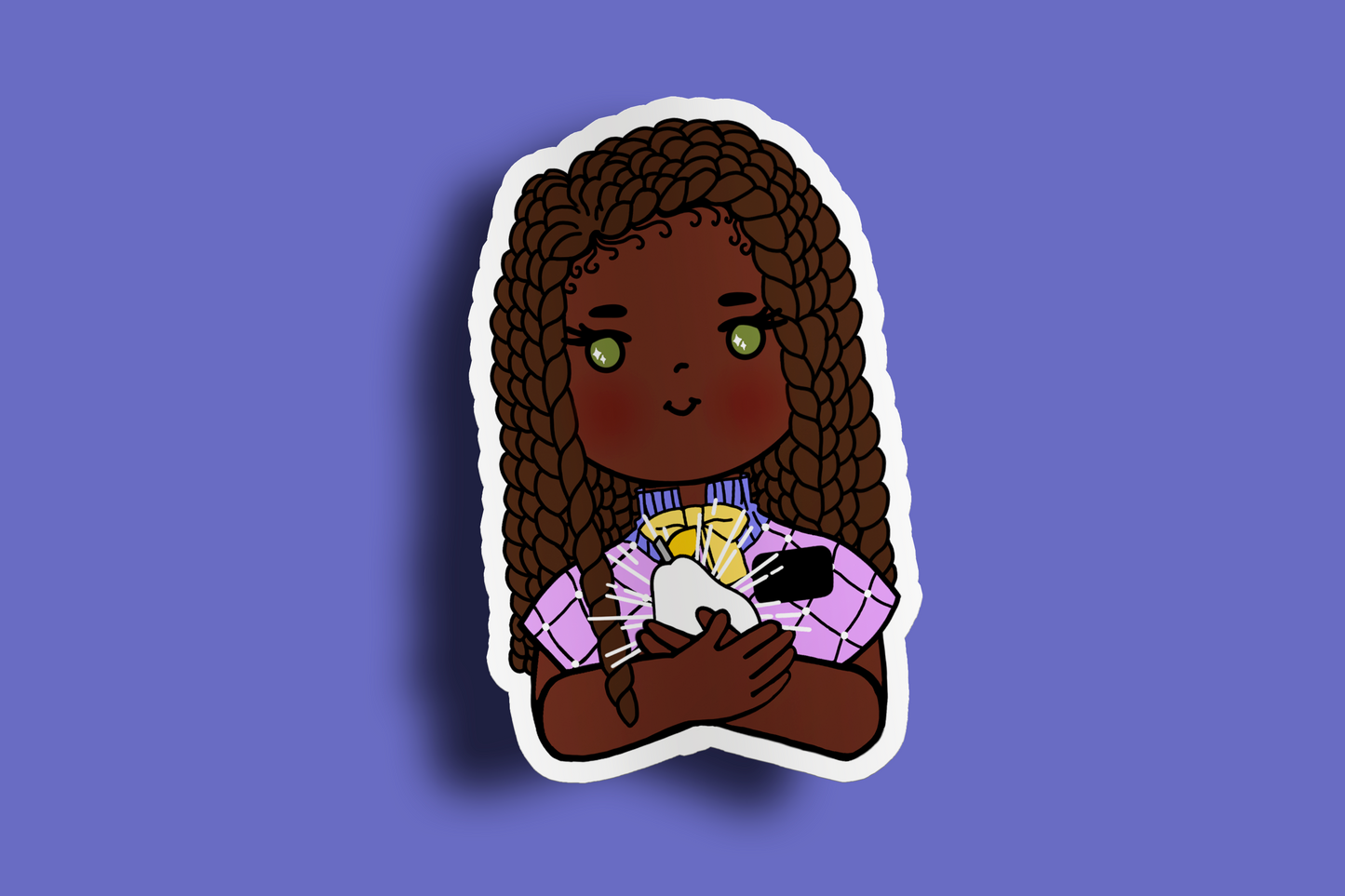 Fruit of Life 2.1 - Afro Sister Missionary Sticker