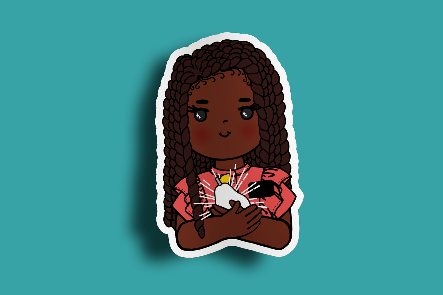 Fruit of Life 1.1 - Afro Sister Missionary Sticker