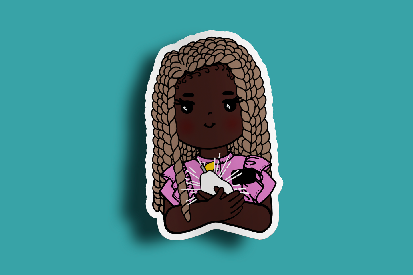 Fruit of Life 1.1 - Afro Sister Missionary Sticker