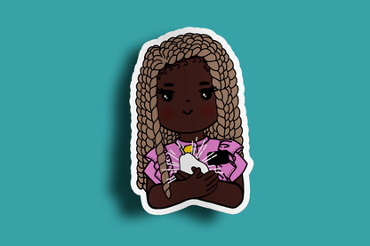 Fruit of Life 1.1 - Afro Sister Missionary Sticker