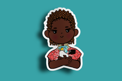 Fruit of Life 2.2 - Afro Sister Missionary Sticker