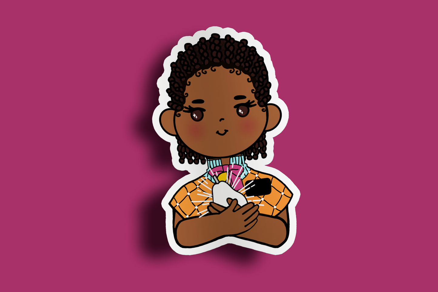 Fruit of Life 2.2 - Afro Sister Missionary Sticker