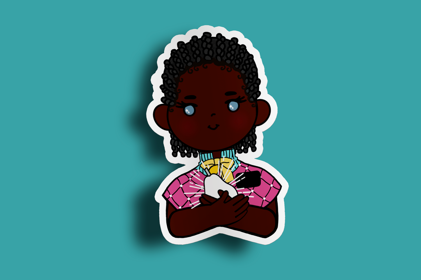 Fruit of Life 2.2 - Afro Sister Missionary Sticker