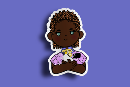 Fruit of Life 2.2 - Afro Sister Missionary Sticker