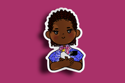 Fruit of Life 2.2 - Afro Sister Missionary Sticker