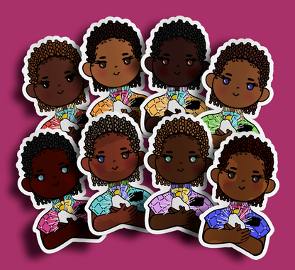 Fruit of Life 2.2 - Afro Sister Missionary Sticker