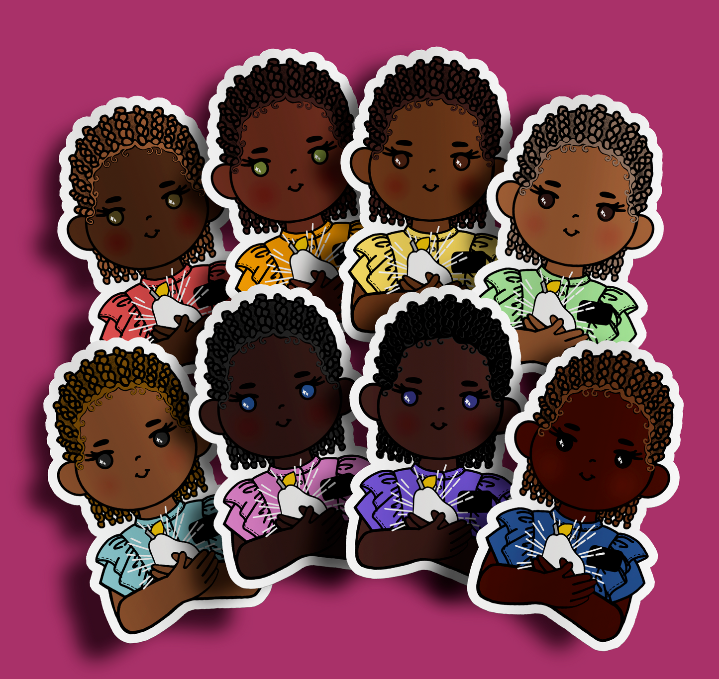 Fruit of Life 1.2 - Afro Sister Missionary Sticker