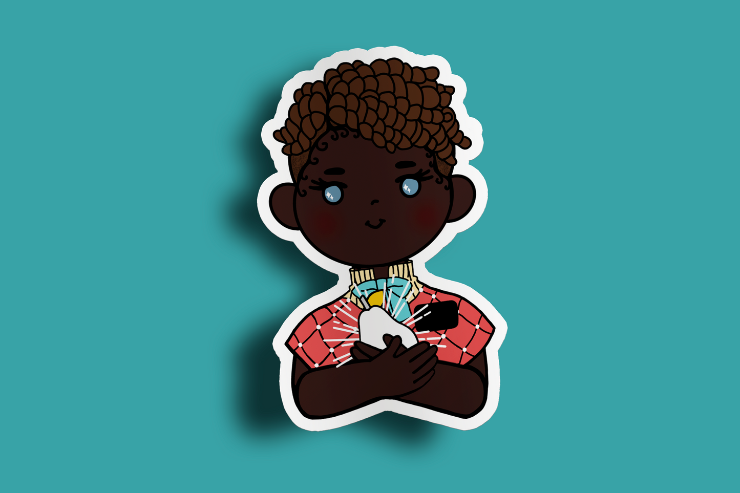 Fruit of Life 2.3 - Afro Sister Missionary Sticker