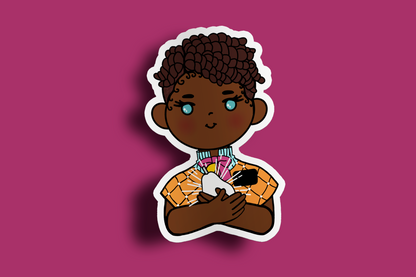 Fruit of Life 2.3 - Afro Sister Missionary Sticker