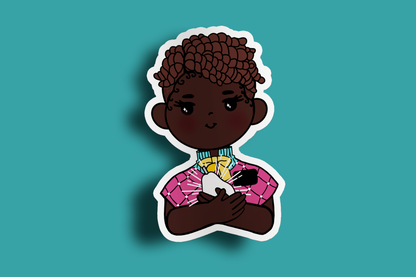 Fruit of Life 2.3 - Afro Sister Missionary Sticker