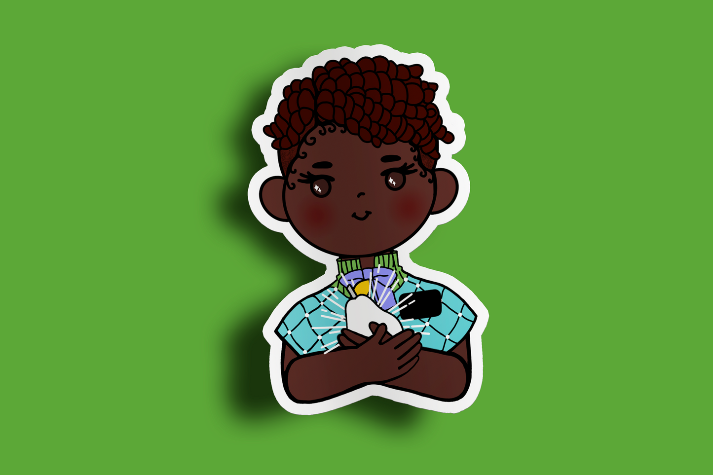 Fruit of Life 2.3 - Afro Sister Missionary Sticker