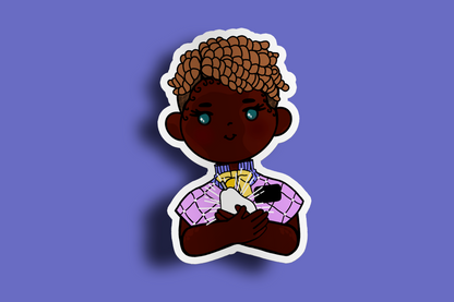 Fruit of Life 2.3 - Afro Sister Missionary Sticker