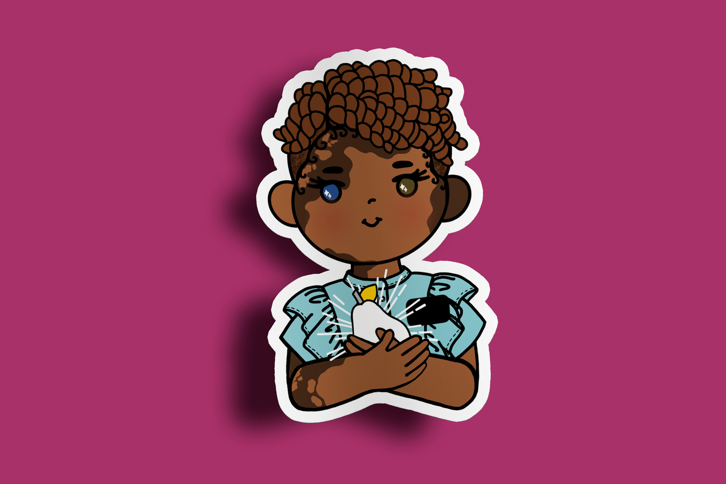 Fruit of Life 1.3 - Afro Sister Missionary Sticker