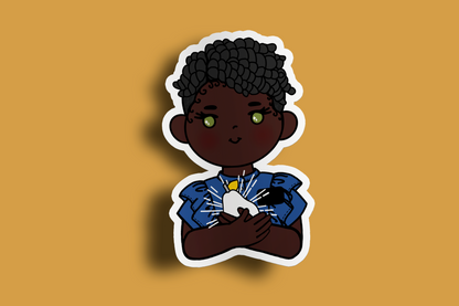 Fruit of Life 1.3 - Afro Sister Missionary Sticker