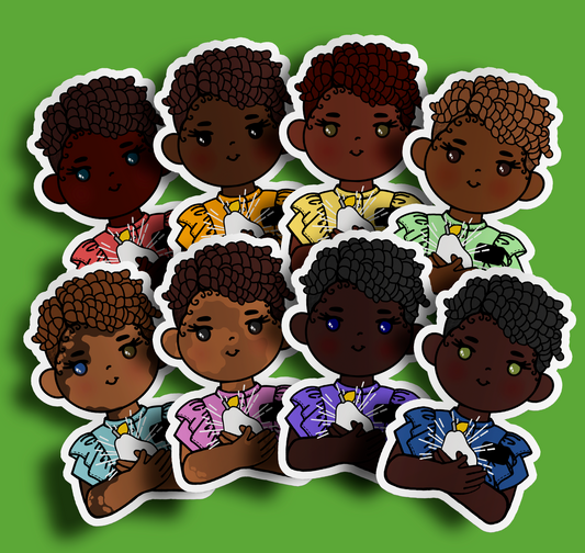 Fruit of Life 1.3 - Afro Sister Missionary Sticker