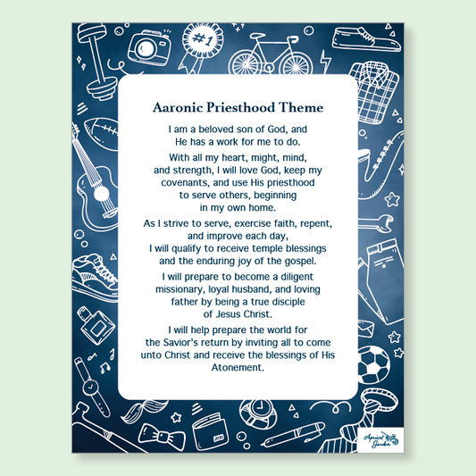 Aaronic Priesthood Theme printable