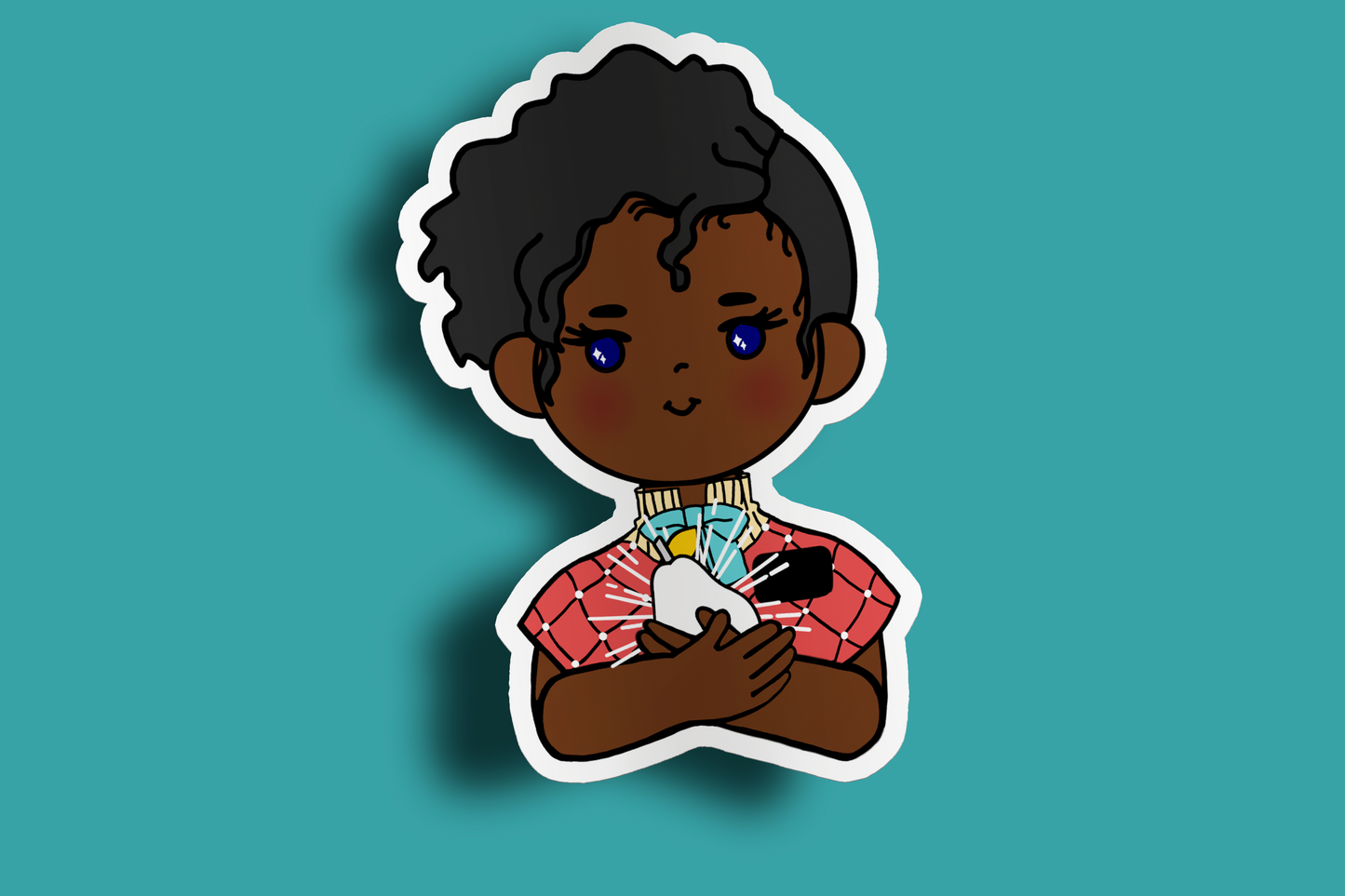 Fruit of Life 2.4 - Afro Sister Missionary Sticker