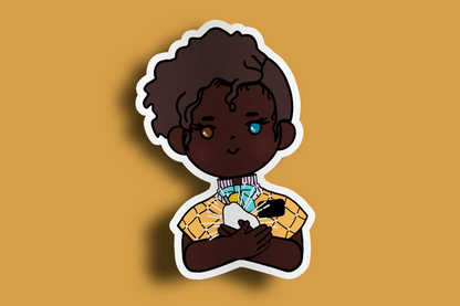 Fruit of Life 2.4 - Afro Sister Missionary Sticker