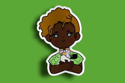 Fruit of Life 2.4 - Afro Sister Missionary Sticker