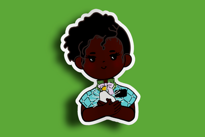 Fruit of Life 2.4 - Afro Sister Missionary Sticker