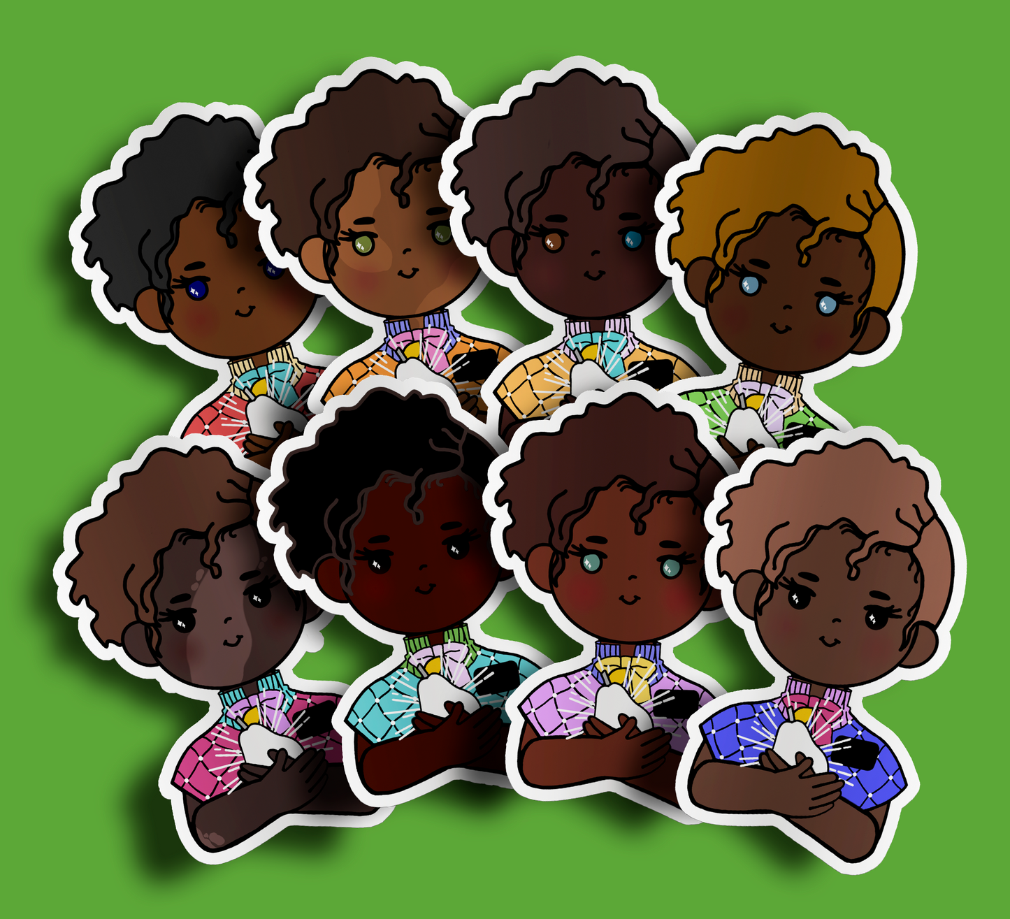 Fruit of Life 2.4 - Afro Sister Missionary Sticker